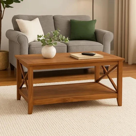 Mesa Ratona Open - Central - Living - Mueble - Madera - Lcm