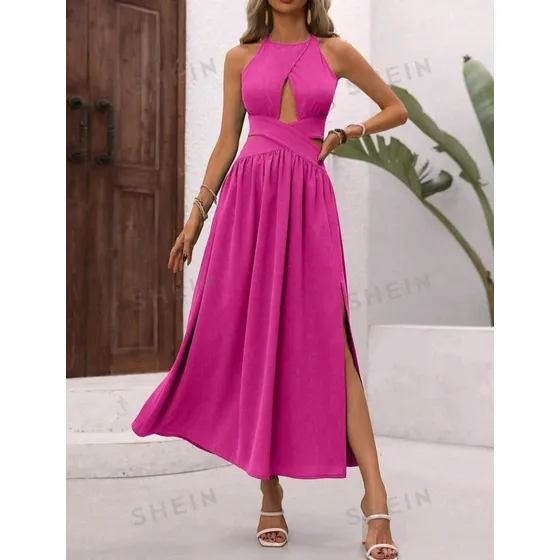 Vestido Largo Mujer - Talla Y Diseño Elegante