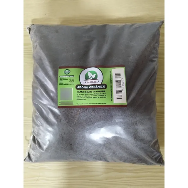 Humus De Lombriz Sólido, 3kg