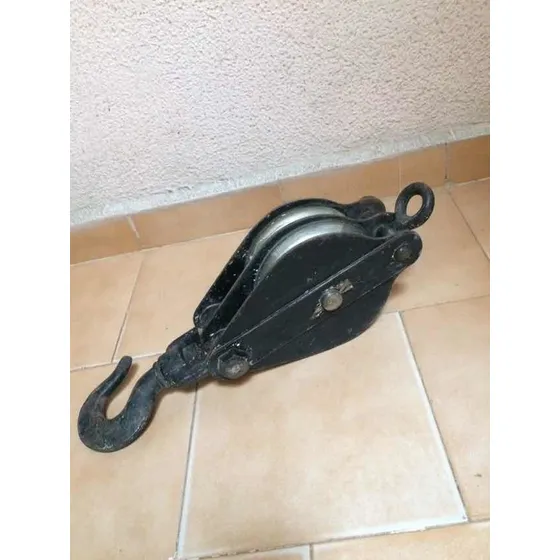 Moton Garucha Pasteca Carga 5 Toneladas Gancho Doble Polea