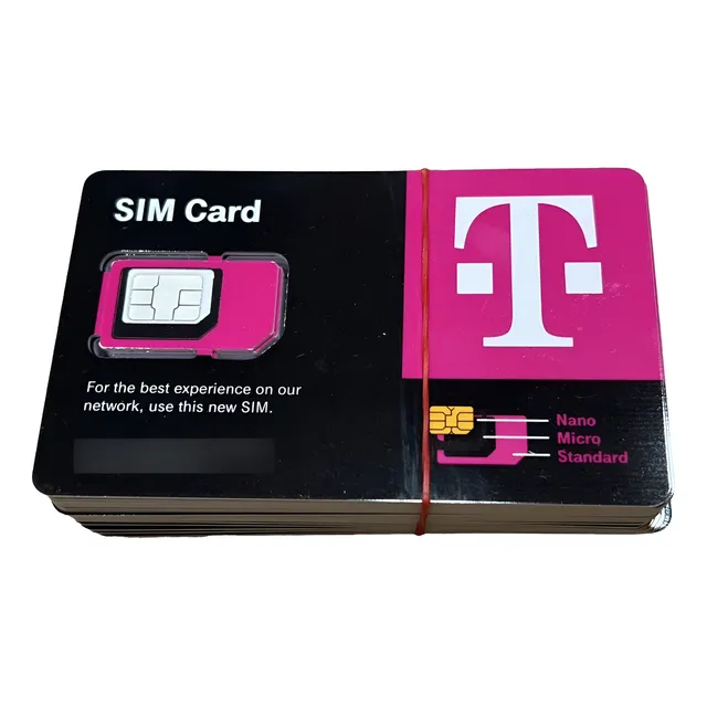 Chip Linea T-mobile Renta 3 Al Mes Sim Card Numero Usa +1