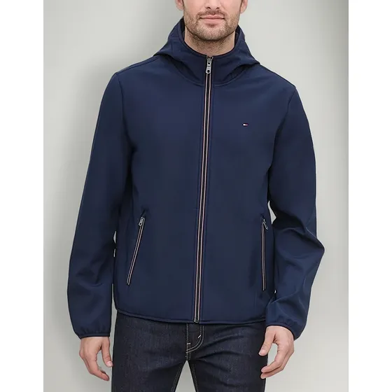 Casaca Tommy Hilfiger Hombre Interior Polar Con Capucha