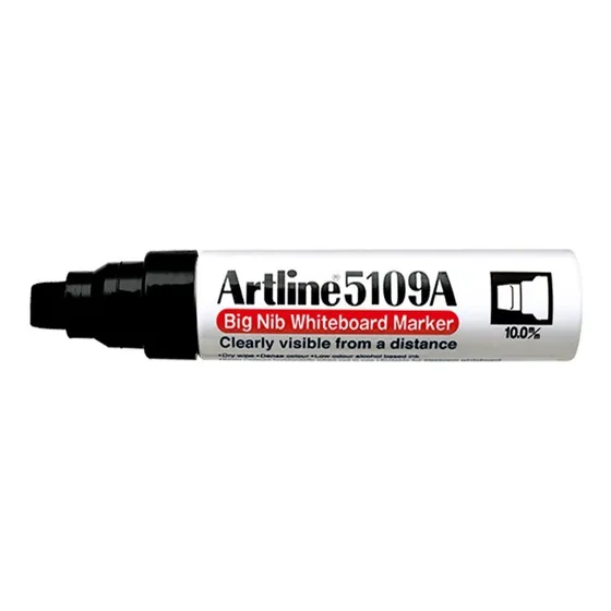Marcador Pizarra Artline 5109a Punta Plana Color Negro
