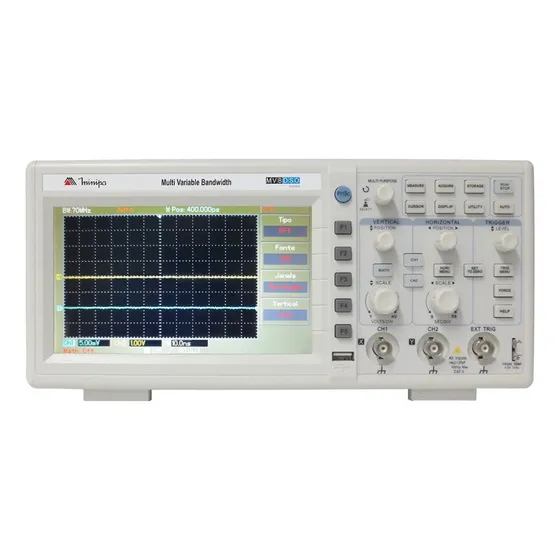 Osciloscópio Digital Minipa 2 Canais - 50 Mhz