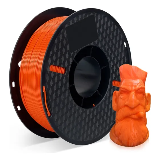 Filamento Petg Kingroon De 1 Kg Y 1.75 Mm Para Impresora 3d Color Naranja