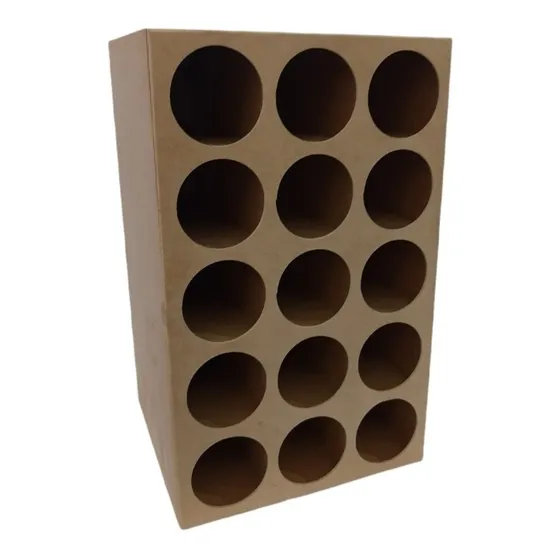 Bar Adega Suporte Para Vinho Colmeia  P/ 15 Garrafas Mdf