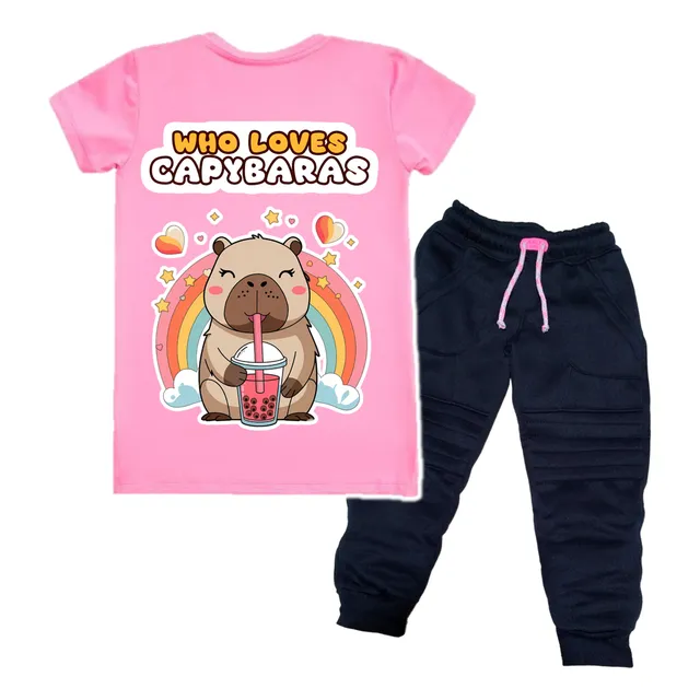 Conjuntos Deportivos De Capibara Para Niñas  Ropa Infantil