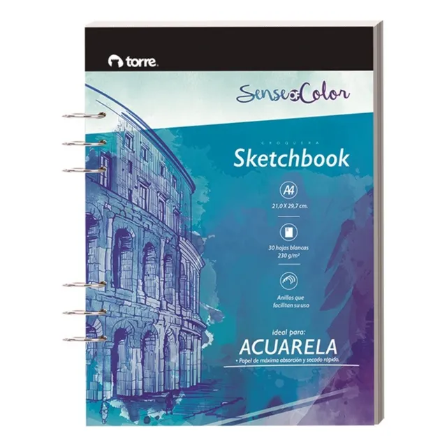 Sketchbook / Croquera A4 Acuarela (230 Gr/m²)