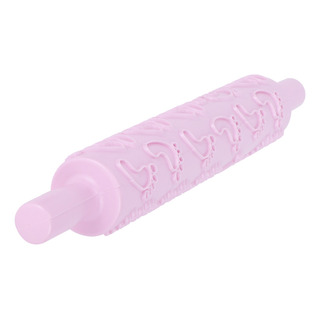 Rolling Pin Fondant Tool Rolo De Estampagem De Plástico Rolling Pin Fondant Tool Rolo De Estampagem De Plástico