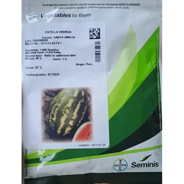 Semilla De Patilla Santa Amelia