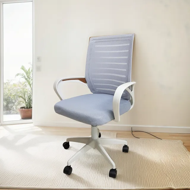 Silla Secretarial Oficina Ergonomica Tela Microespacial Mesh