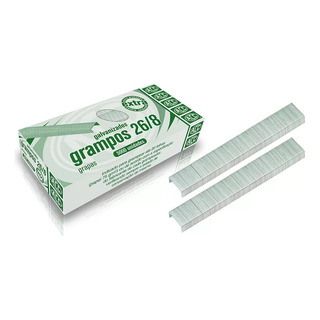 Grampo Para Grampeador 26/8 Galvanizado / 5000un / Acc Grampo Para Grampeador 26/8 Galvanizado / 5000un / Acc