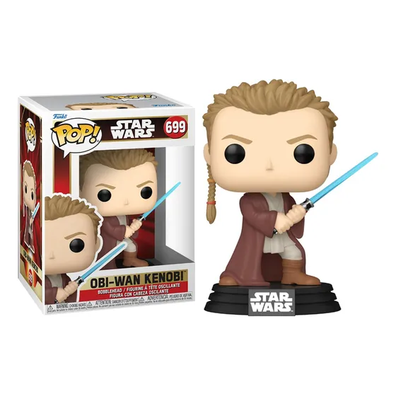 Obi Wan Kenobi Funko Pop Star Wars 699 Amenaza Fantasma