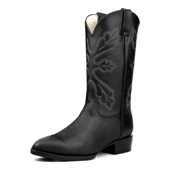 Botas Pistolero Crazy Negro Oval