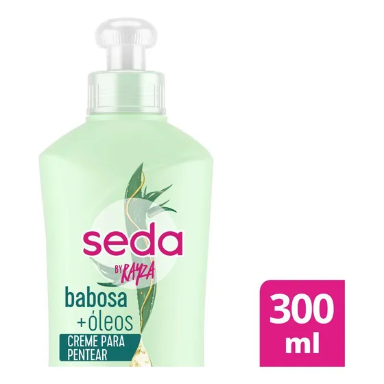 Creme Para Pentear Babosa + Óleos Rayza Babosa 300ml Seda