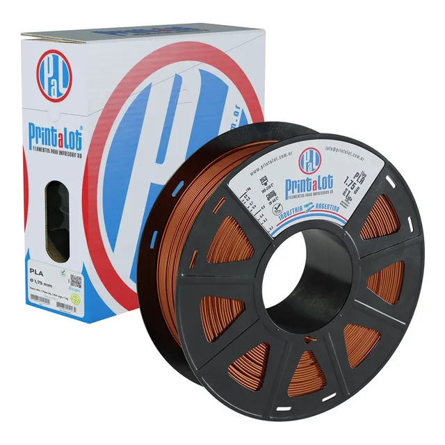 Filamento Para Impresoras 3d Printalot Pla X 1kg Aditivado Color Cobre