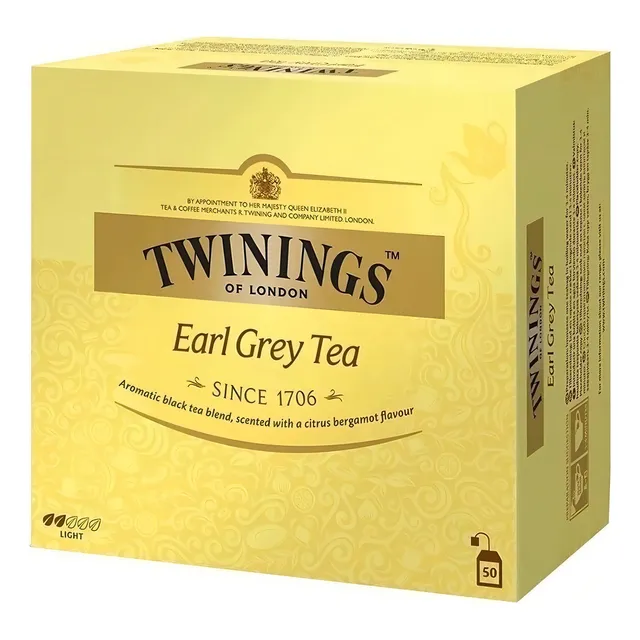 Té Twinings Earl Grey 50 Saquitos
