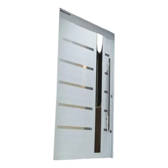 Porta De Alumínio Para Sala 210 X100 Pivotante