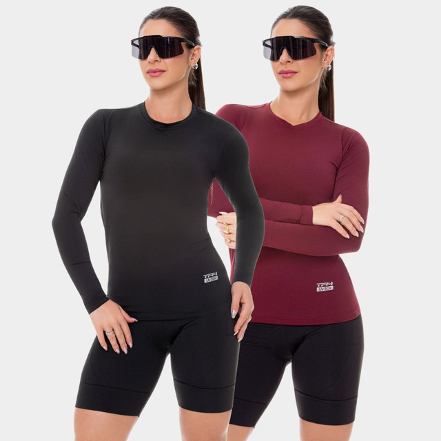 Kit 2 Camiseta Feminina Manga Longa Proteção Uv Tr4