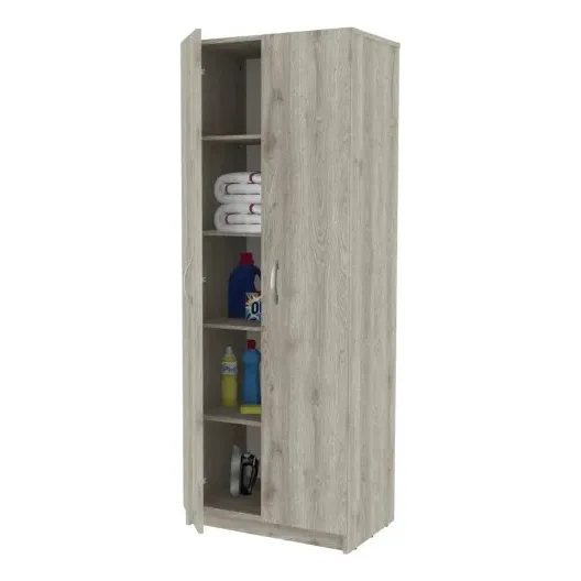 Despensa 2 Puertas 60x160x40,5cm Cenizo