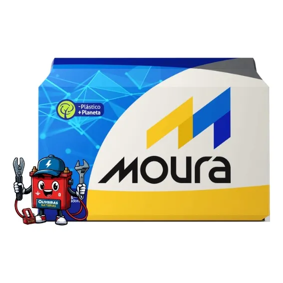 Bateria Moura M60ge Positivo-e - Sem Troca - Original