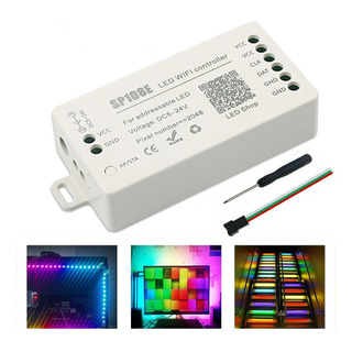 Controlador Wifi Módulo De Panel De Matriz Led Para Sp108e Controlador Wifi Módulo De Panel De Matriz Led Para Sp108e