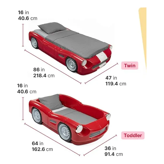 Cama Carro Convertible Step2 Individual Twin Size