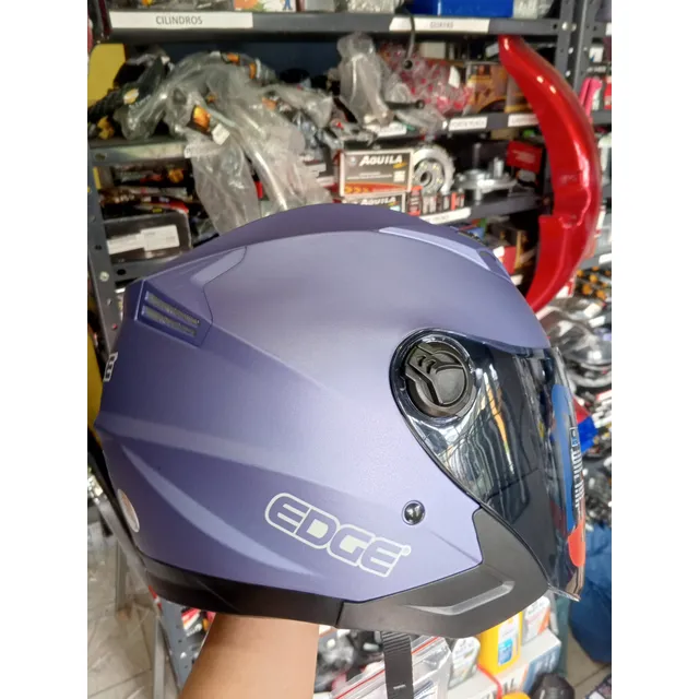 Casco Edge Jaguar Solid Metalizado