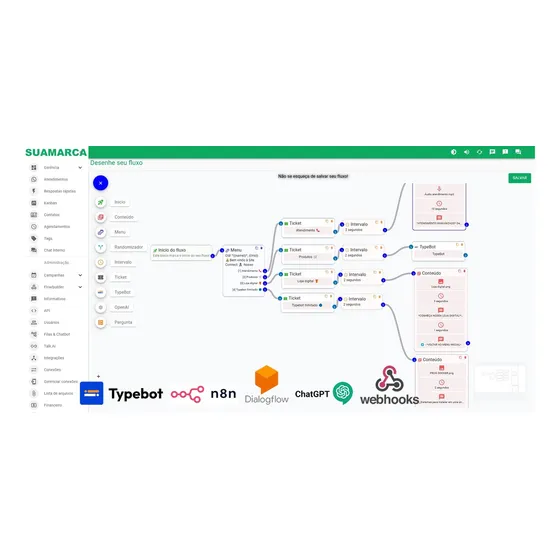Whaticket Flowbuilder + Video Treinamento + Pagina De Vendas
