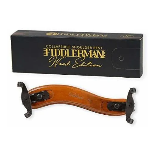 Soporte De Hombro Para Violín De La Marca Fiddlerman, Para. Color Madera