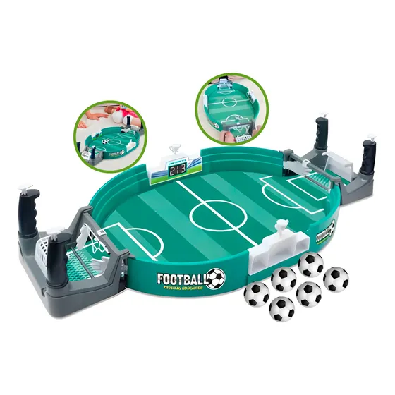 Mini Futbolin Juego De Mesa Niños Diversion Pinball 6 Bolas