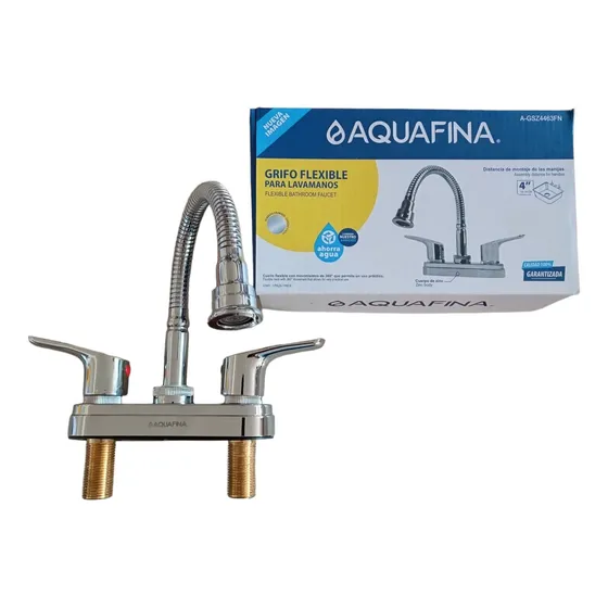 Grifería Llave Lavamanos Flexible Agua Fría Y Caliente