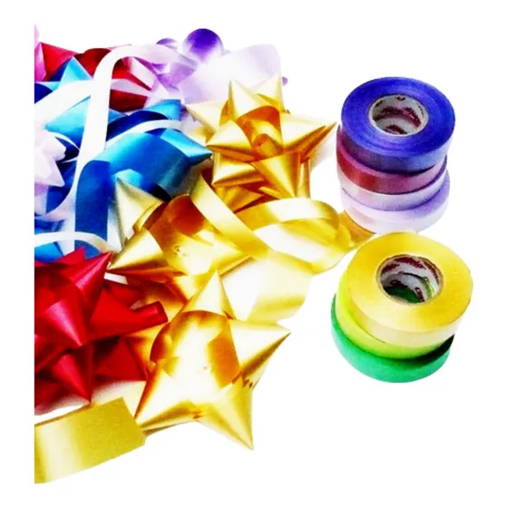 Cinta De Regalo 3cmx25yadas Roja Metalizada Gabi