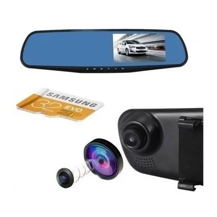 Retrovisor Lcd + 32gb Samsung