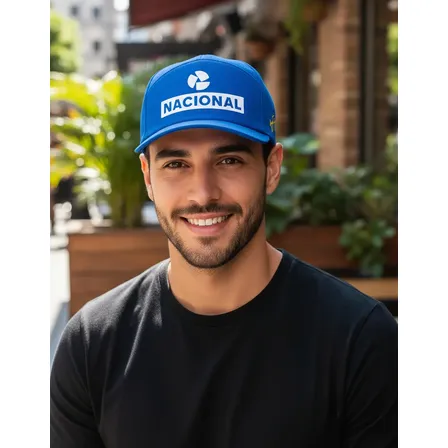 Boné Ayrton Senna Nacional Azul Royal Assinatura Fórmula 1 Azul Royal 58 Cm Tamanho Único