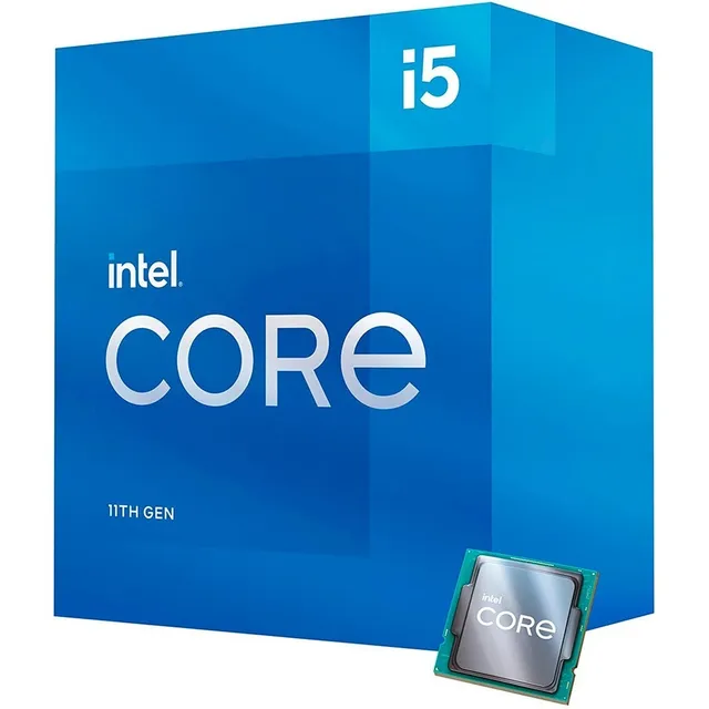 Procesador gamer Intel Core i5-11400 BX8070811400 de 6 núcleos y 4.4GHz de frecuencia con gráfica integrada