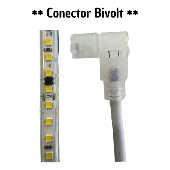 Conector Plug Para Fita Led 8mm Fácil Instalação Kit Com 8x