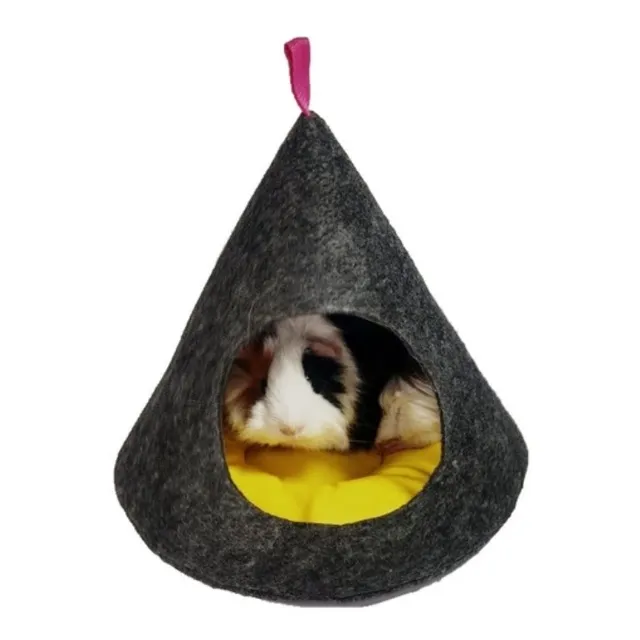 Casita Casa Cobayo Conejo Roedores Termica Almohadon 30x30cm