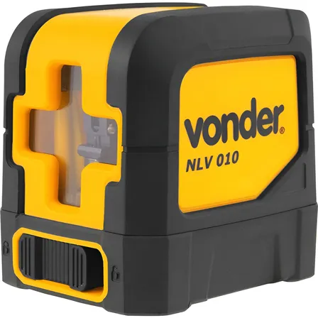 Nível Laser De Linhas Cruz Vonder Nlv 010 Alto Nivelador 10m A Bateria Cor Preto/amarelo