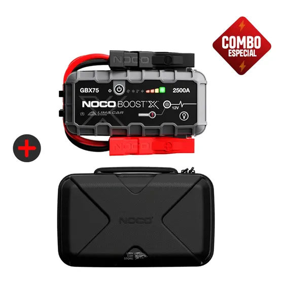 Combo Arrancador Portatil Noco Gbx75 Booster + Estuche | Cuotas sin interés