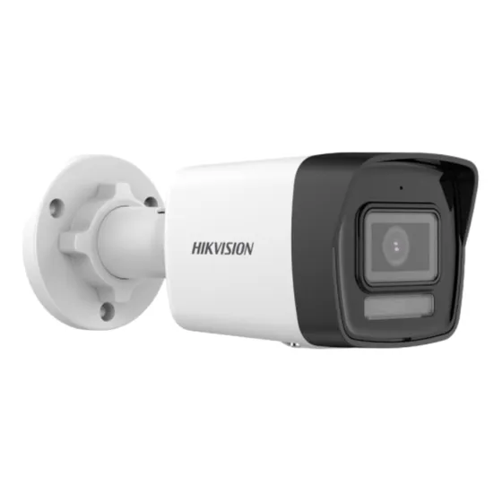 Câmera de Vídeo Seguraça Hikvision Bullet IP 1080P Smart Hydrid Light DS-2CD1023G2-LIU lente 2,8mm Branca