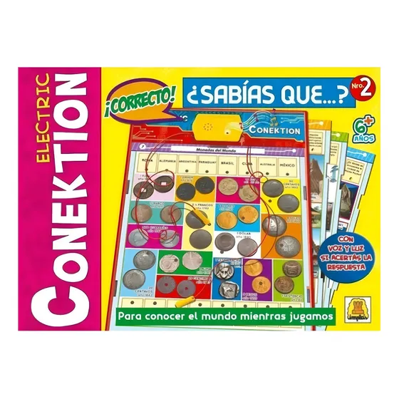 Juego De Mesa Electric Conektion Sabias Qué? N°2 Implas 366