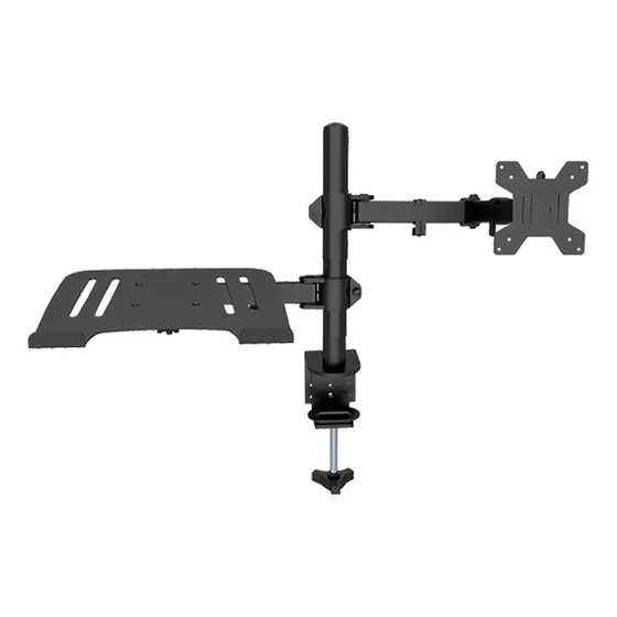 Brazo De Montaje Dual Para Monitor Y Laptop Instala Fácil