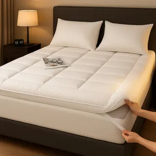 Protetor De Colchão Pillow Top Cama Viúva Colchão Casal Box