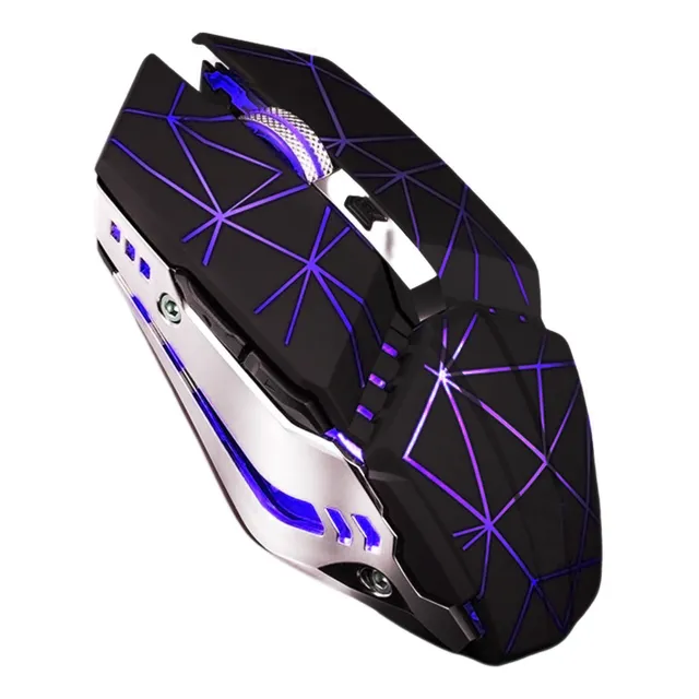 Mouse Gamer Prof Inalámbrico Q15 Iluminación