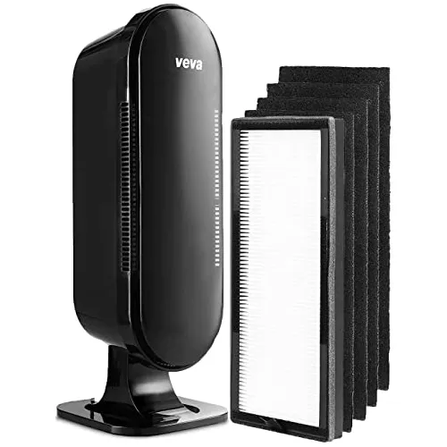 Veva 8000 Purificador De Aire Negro Para Casa, Riwke