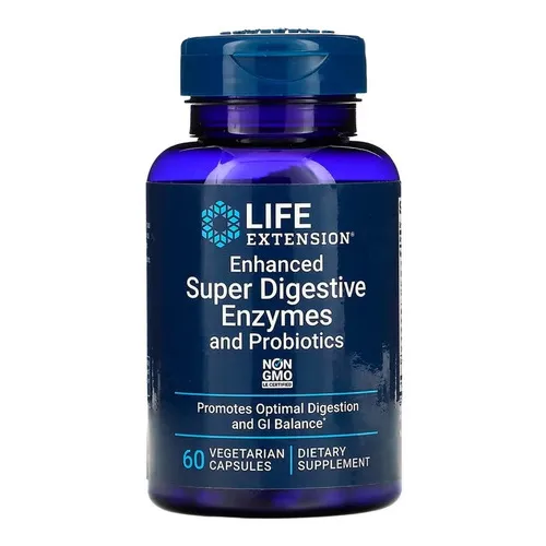 Life Extension Enzimas Digestivas Y Probióticos 60 Cápsulas