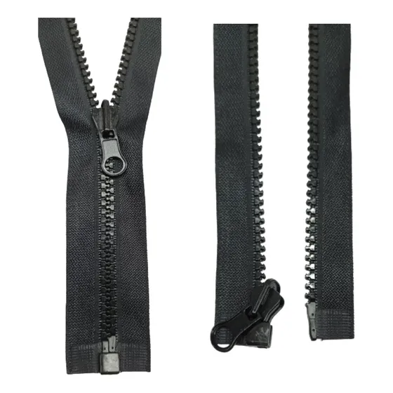 Ziper Jacaré 70cm Dupla Face Para Jaquetas Dois Lados  3 Und