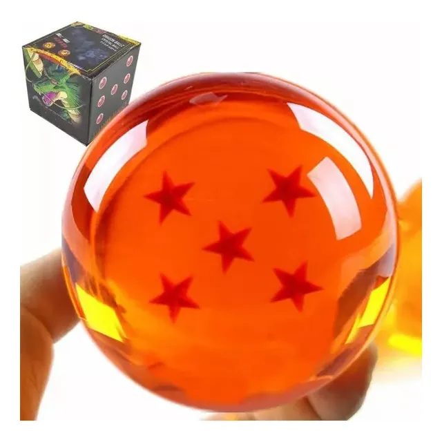 Gtr Esferas De Dragon Ball Z Tamaño Real 7.6cm + Estuche 