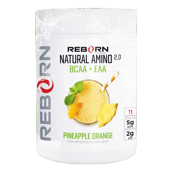 Eaas Reborn Amino Bcaa + Eaa 50 Servicios - Fisica Sabor Pineapple Orange